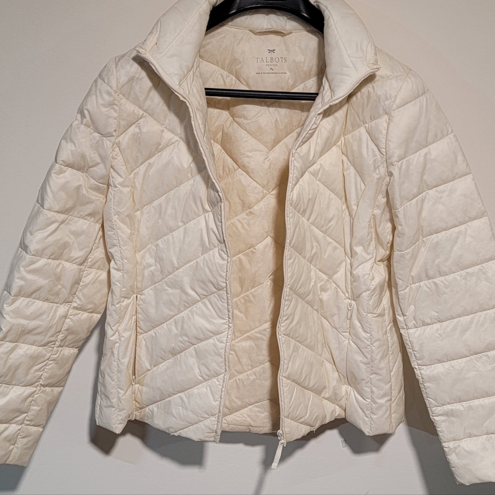Talbots light weight puffer Jacket